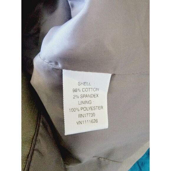 Merona‎ XXL Jacket Women's Ecru Military Short Half Slv Lined Button Front Pckts - Picture 7 of 8